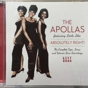 The Apollas[Absolutely Right!]名門KENT監修西海岸のThe Supremesコンプリート音源集/ノーザンソウル/ガールグループ/アーリーR&B/モッズの画像1