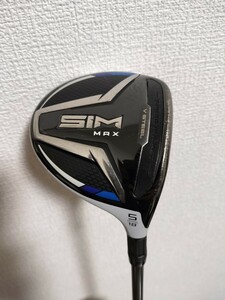 TaylorMade テーラーメイド SIM MAX 5W フェアウェイウッド TENSEI BLUE TM50 S