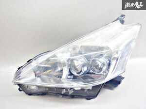 トヨタ純正 ZVW40W ZVW41W プリウスα 前期 LED ヘッドライト ヘッドランプ 左 左側 助手席側 KOITO 47-42 棚2L14