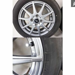 weds ウェッズ VEILER 14インチ ホイール 4.5J +45 4穴 PCD100 155/65R14 ブリヂストン ワゴンR ムーヴ タント スペーシア ★ 棚1F13の画像2