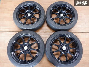 美品 鍛栄舎 TWS RS317 鍛造 ホイール 17インチ 7J +25 +45 4本 タイヤ付 215/45R17 ZF1 ZF2 CR-Z アクセレラ 651スポーツ ★ 棚1I2