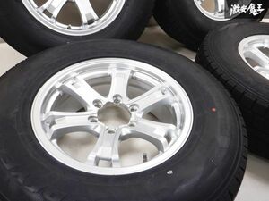 【美品バリ山】 weds ウェッズ キーラー フィールド 17インチ 7.5J +25 6穴 PCD139.7 265/70R17 FJクルーザー 4ランナー ★ 棚1I4