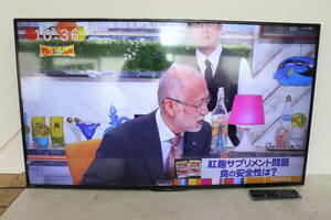 YKB/135 SHARP シャープ LC-50W30 50型 液晶 テレビ 2016年製 地上デジタル放送視聴可能 直接引き取り歓迎