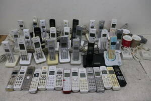 Y12/208 Panasonic SHARP Pioneer brother etc. cordless telephone machine FAX cordless handset 41 point / charger 31 point set operation not yet verification present condition goods 