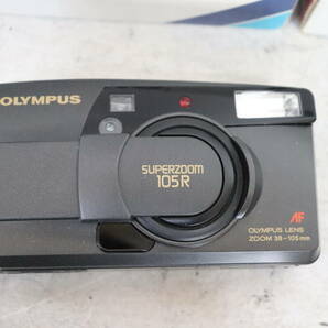 Y08/218 箱付 本体美品 RICOH/OLYMPUS/CANON フィルムカメラ コンパクトカメラ SuperZoom 105R/AutoBoy SⅡ 等 3点 動作未確認 現状品の画像5