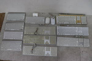 Y12/289 Apple 純正 キーボード マウス A1644/A1657/A1314/A1359/A1243/A1048 等 まとめて 13点 セット 動作未確認 現状品