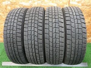 ダンロップ WINTER MAXX WM02 165/70R14 81Q 2022年製 6.5~8.5分山 4本【スタッドレス/14インチ】手渡し可