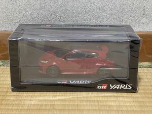 1円スタート！ トヨタ 2024 新型 GRヤリス GR YARIS カラーサンプル ミニカー 1/30 エモーショナルレッドⅡ 3U5 新品・未開封