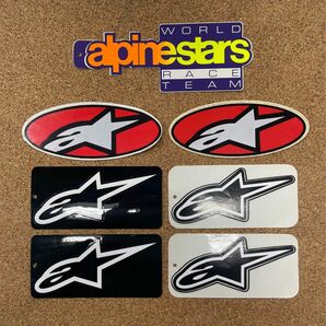 alpinestars アルパインスターズ ステッカー ブーツ バイクウェア シール デカール 