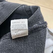 90s Levi's 501 ブラック デニムパンツ 表記 W32 × L34 USA製 ビンテージ 90年代 リーバイス ジーンズ 黒 アメリカ製 米国製 ヴィンテージ_画像5