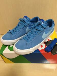 希少 新品 NIKE SB ナイキ エスビー ： BLAZER ブレザー ブレーザー GT ブルー US8 26cm LAB FRAGMENT