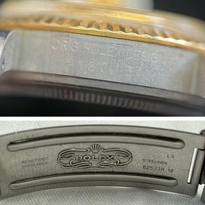 【不動品】ROLEX DATEJUST ロレックス デイトジャスト オイスター パーペチュアル メンズ 自動巻き 腕時計 中古品 RA-01の画像7