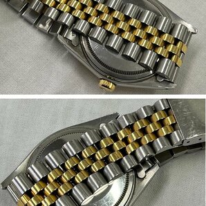 【不動品】ROLEX DATEJUST ロレックス デイトジャスト オイスター パーペチュアル メンズ 自動巻き 腕時計 中古品 RA-01の画像8