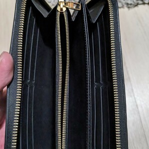 ルイヴィトン 長財布 アンプラント ラウンドファスナー モノグラム LOUIS VUITTON ノワール ブラック 黒の画像3