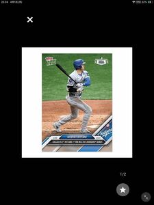 ⑦【期間限定品】2024 TOPPS NOW #1大谷翔平 shohei ohtani ドジャース デビュー ソウルシリーズ　　