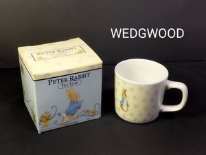 ★未使用 レア WEDGWOOD ウェッジウッド PETER RABBIT ピーターラビット マグ カップ ティータイム 正規品 TEATIME コーヒー ティー 陶器