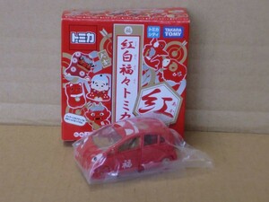 トミカ 紅白福々トミカ　紅 三菱 i-MiEV 福猫 (紅)