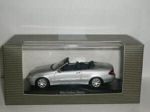 1/43 ベンツディーラー Mercedes-Benz CLK-Klasse Cabriolet 銀