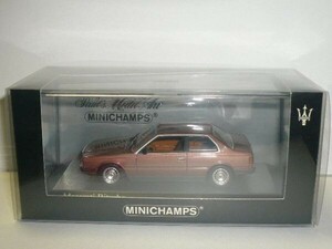 ☆1/43 MNICHAMPS Maserati Biturbo 1982 カッパー