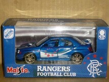 1/43程度 Maisto スバルインプレッサ RANGERS 青_画像1