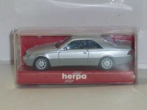 ☆1/87 herpa Mercedes-Benz 600SEC 銀②