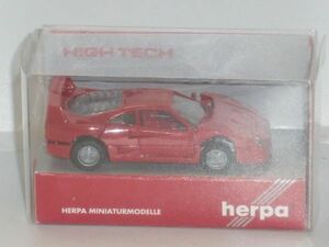 〇1/87 herpa FERRARI F４0 赤