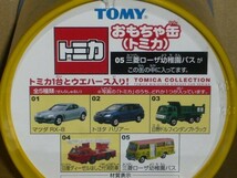 トミカ おもちゃ缶M1　05 三菱 ローザ幼稚園バス　未開封品_画像2