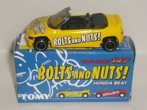 トミカ むねよしGARAGE14.7 BOLT and NUTS HONDA BEAT 黄