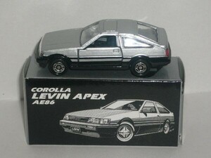 トミカ TOYOTA AUTOMOBILE MUSEUN COROLLA LEVIN APEX AE86 銀