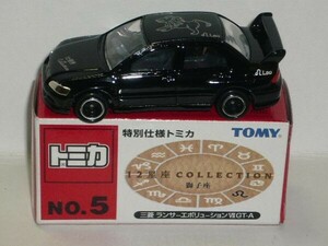 特別仕様トミカ 12星座COLLECTION No.5 三菱 ランサーエボリューションⅦ GT-A 黒