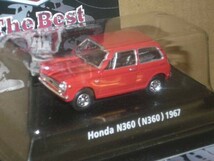 コナミ1/64　絶版名車コレクション　The Best　ホンダN360　赤_画像2