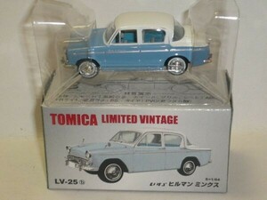 TOMICA LIMITED VINTAGE LV-25b いすゞ ヒルマン ミンクス 白/水色