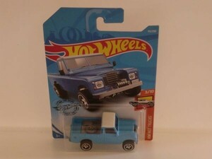 ΔHotwheels 右上111 LAND ROVER SERIES Ⅲ PICKUP 青