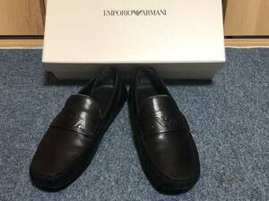 定価47200円　EMPORIO ARMANI エンポリオ　アルマーニ　ドライビングシューズ　26.5〜27cm