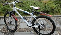 PeachCraft 自転車用 マウンテンバイク（MTB) クロスバイク 泥除け マッドガード 前後セット 簡単取り付け カラフル_画像3