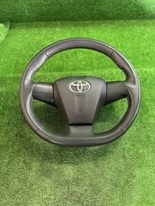  Toyota Wish WISH DBA-ZGE20W /ZGE25W original leather leather steering wheel steering wheel 