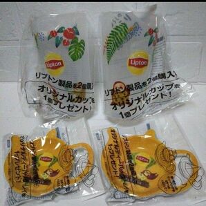 Lipton のらり＆くらり 　タンブラー＆プレート 