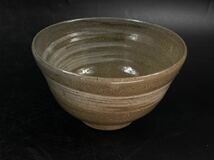 【福蔵】母里焼 茶碗 刷毛目 共箱 茶道具 径13.3cm_画像2