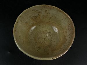 【福蔵】茶碗 在銘 佳作 李朝 高麗 古瀬戸 骨董 古玩 茶道具 径14.7cm