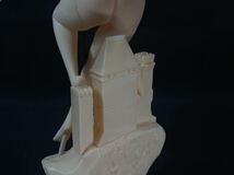 【福蔵】超特大型 西洋美術 置物 美人 裸婦 ヌード 樹脂製 組立式 天使 少女 女神 女性 高36cm_画像8