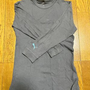 PUMA 長袖肌シャツ 150 グレー インナーシャツ 長袖 長袖Tシャツ