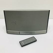 ●ボーズ SoundDock Portable digital music system ドックスピーカー BOSE シルバー リモコン付 サウンドドックポータブル 音響機器 M1525_画像1