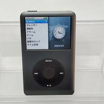 ●動作品 アップル A1238 160GB iPod classic Apple ブラック 元箱付きアイポッド クラシック プレーヤー 音楽 再生 持ち運び S2917_画像2