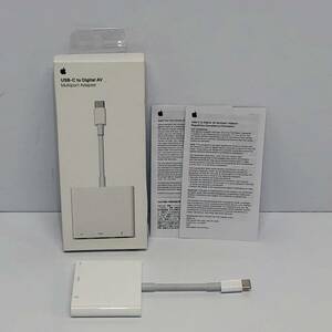 ●動作品 アップル A2119 アダプター Apple USB-C to Digital AV マルチポート デジタルAVアダプター iPhone アクセサリー N693
