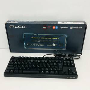 ●動作品 フィルコ FILCKTL16 キーボード FILCO ブラック Majestouch2 マジェスタッチ テンキーレス Bluetooth&USB M1551