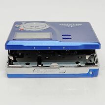 ●動作品 シャープ MD-DR77-A ポータブルMDレコーダー SHARP ブルー 付属品多数 PORTABLE MD RECORDER オーディオ 音響機器 S2994_画像3