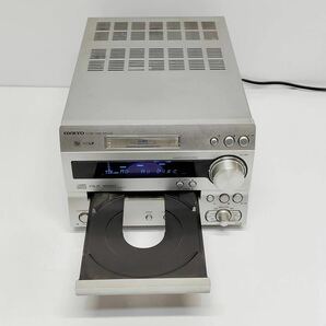 ●オンキョー FR-N9 チューナーアンプ ONKYO シルバー CD MD 取説 リモコン付き 音響機器 音楽 再生 L1243の画像4