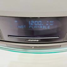 ●ボーズ 417788-WMS CDプレーヤー BOSE エスプレッソブラック WAVE MUSIC SYSTEM IV ラジオ 音響機器 ガラス台付き L1240_画像3