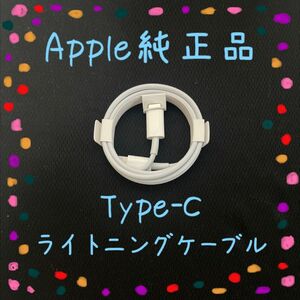 Apple 純正品 ライトニングケーブル Type-C 1m iphone付属品 正規品 タイプC iphone