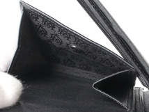 E16699 美品 dunhill ダンヒル マイクロ ディーエイト レザー 二つ折り 財布 ブラック 黒 コンパクトウォレット スペイン製 MICRO D-EIGHT_画像7